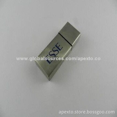 Metal USB Flash Drive with Anti-shock and Moisture Resistance, Supports Plug-and-play Function